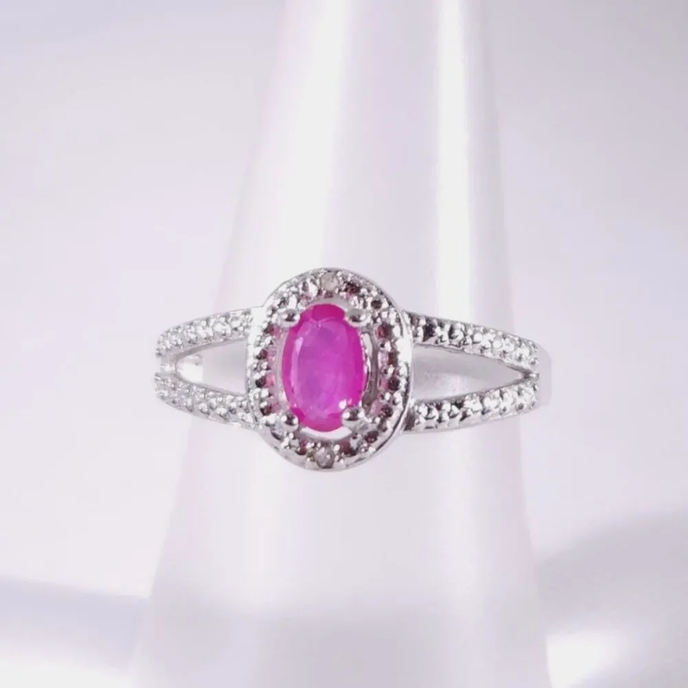 Natural Ruby Ring 1/2 Carat Size 7